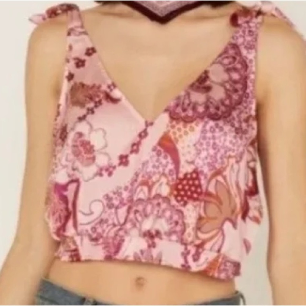 NWT Free people Crop Montauk Cami crop top size XS​